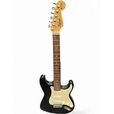 Used Squier Bullet Stratocaster Black Solid Body Electric Guitar