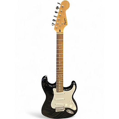 Used Squier Bullet Stratocaster Black Solid Body Electric Guitar