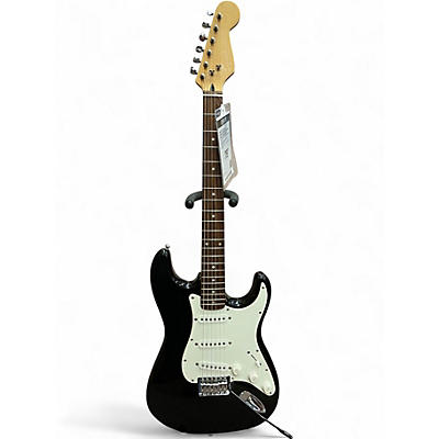 Used Squier Bullet Stratocaster Black Solid Body Electric Guitar