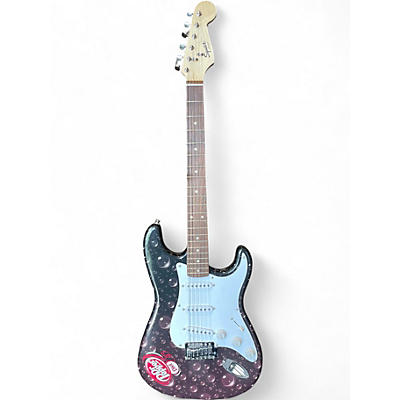 Used Squier Bullet Stratocaster Black Solid Body Electric Guitar