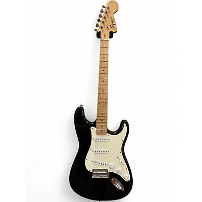 Used Squier Bullet Stratocaster Black Solid Body Electric Guitar