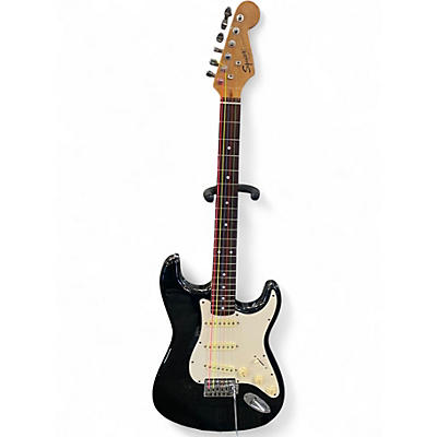 Used Squier Bullet Stratocaster Black Solid Body Electric Guitar