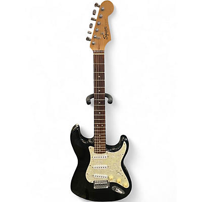 Used Squier Bullet Stratocaster Black Solid Body Electric Guitar