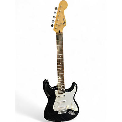 Used Squier Bullet Stratocaster Black Solid Body Electric Guitar
