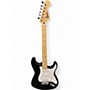 Used Squier Bullet Stratocaster Black and White Solid Body Electric Guitar Black and White