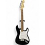 Used Squier Bullet Stratocaster Black and White Solid Body Electric Guitar Black and White