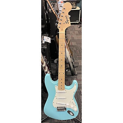 Used Squier Bullet Stratocaster Blue Solid Body Electric Guitar