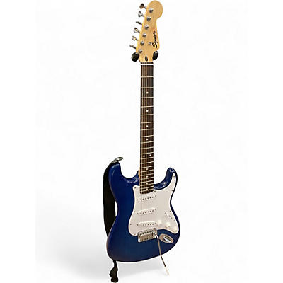 Used Squier Bullet Stratocaster Blue Solid Body Electric Guitar
