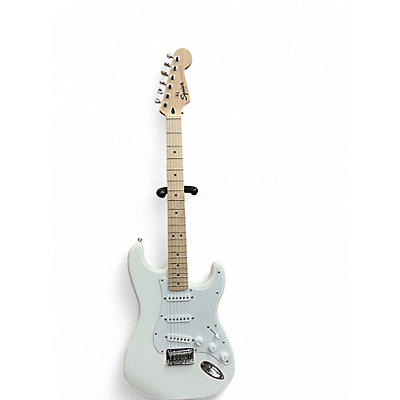 Used Squier Bullet Stratocaster Classic White Solid Body Electric Guitar