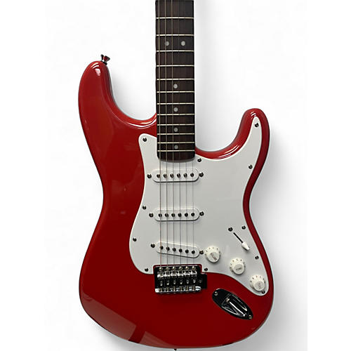 Used Squier Bullet Stratocaster Fiesta Red Solid Body Electric Guitar Fiesta Red
