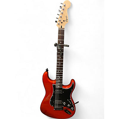 Used Squier Bullet Stratocaster HH Copper Sparkle Solid Body Electric Guitar