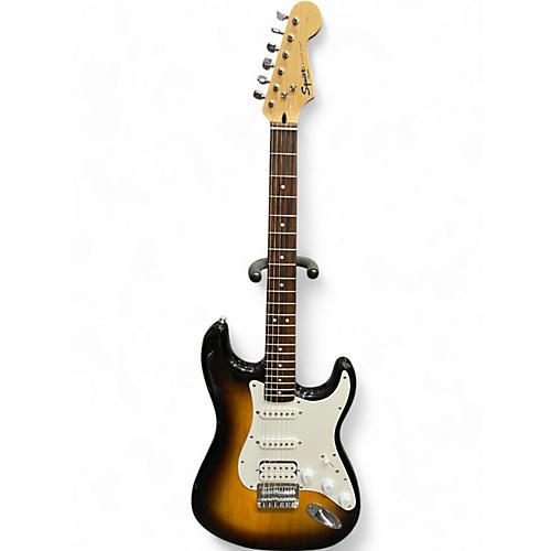 Squier Used Squier Bullet Stratocaster HSS 2 Tone Sunburst Solid Body Electric Guitar 2 Tone Sunburst