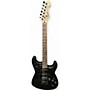 Used Squier Used Squier Bullet Stratocaster HSS Black Solid Body Electric Guitar Black