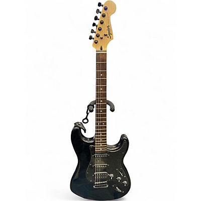 Used Squier Bullet Stratocaster HSS Black Solid Body Electric Guitar