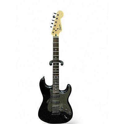 Used Squier Bullet Stratocaster HSS Black Solid Body Electric Guitar