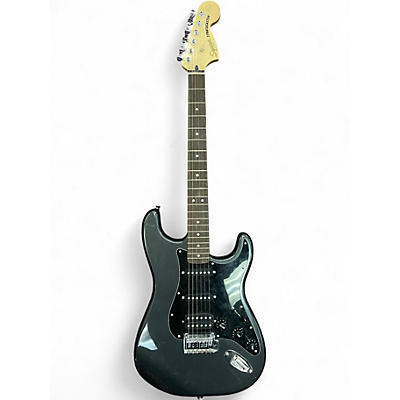 Used Squier Bullet Stratocaster HSS Gray Solid Body Electric Guitar