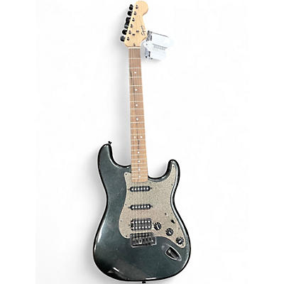 Used Squier Bullet Stratocaster HSS Metallic Black Solid Body Electric Guitar
