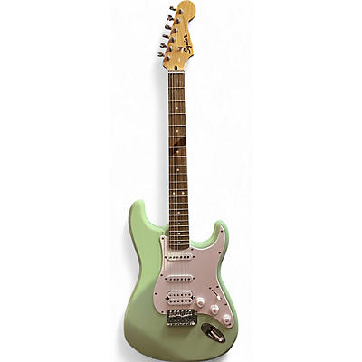 Squier Used Squier Bullet Stratocaster HSS Seafoam Green Solid Body Electric Guitar