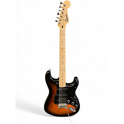 Used Squier Bullet Stratocaster HSS Sunburst Solid Body Electric Guitar