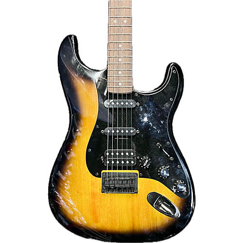 Squier Used Squier Bullet Stratocaster HSS Tobacco Sunburst Solid Body Electric Guitar Tobacco Sunburst