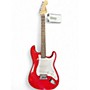 Used Squier Bullet Stratocaster HT Red Sparkle Solid Body Electric Guitar Red Sparkle