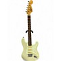 Used Squier Bullet Stratocaster Hardtail Antique White Solid Body Electric Guitar Antique White