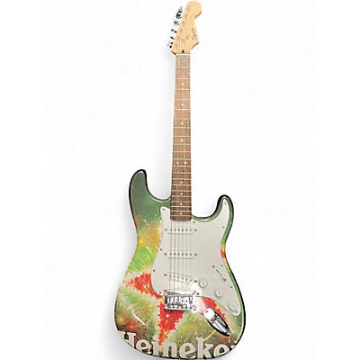 Used Squier Bullet Stratocaster Hardtail HEINEKEN Solid Body Electric Guitar