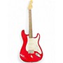 Used Squier Bullet Stratocaster Hardtail RED SPARKLE Solid Body Electric Guitar RED SPARKLE