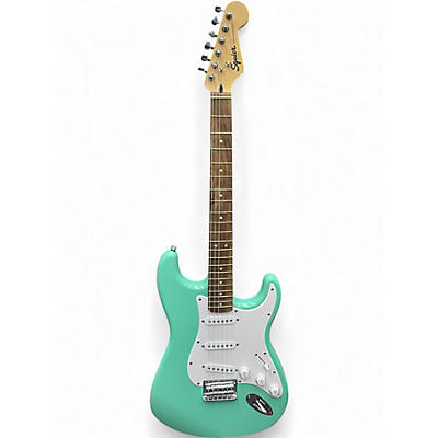 Used Squier Bullet Stratocaster Hardtail Seafoam Green Solid Body Electric Guitar