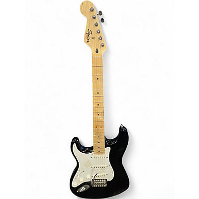 Used Squier Bullet Stratocaster Left Handed Black Electric Guitar