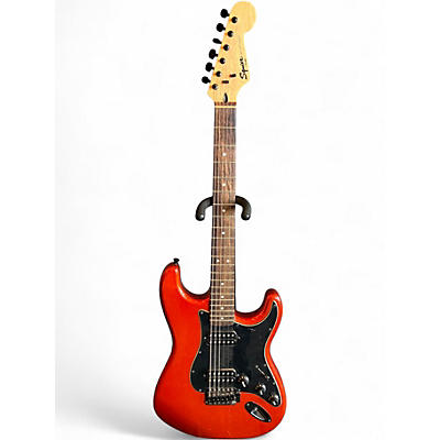 Used Squier Bullet Stratocaster Metallic Orange Solid Body Electric Guitar