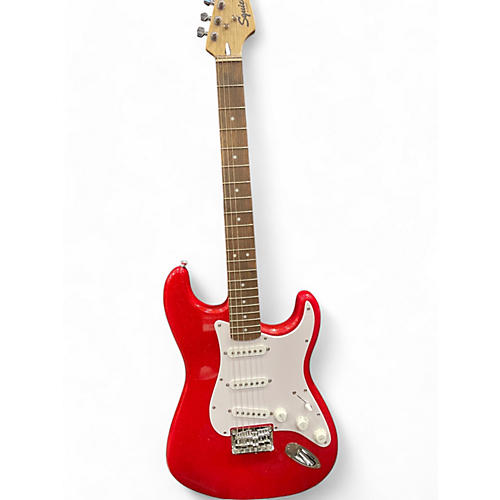 Squier Used Squier Bullet Stratocaster SPARKLING RED Solid Body Electric Guitar SPARKLING RED