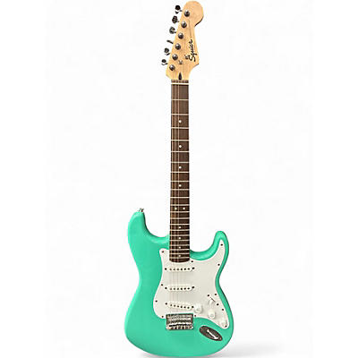 Used Squier Bullet Stratocaster Seafoam Green Solid Body Electric Guitar