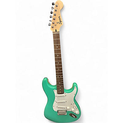 Used Squier Bullet Stratocaster Seafoam Green Solid Body Electric Guitar