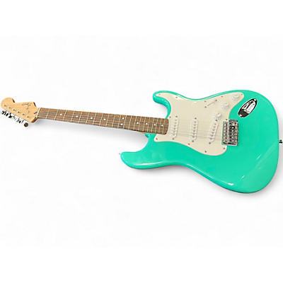 Used Squier Bullet Stratocaster Seafoam Green Solid Body Electric Guitar