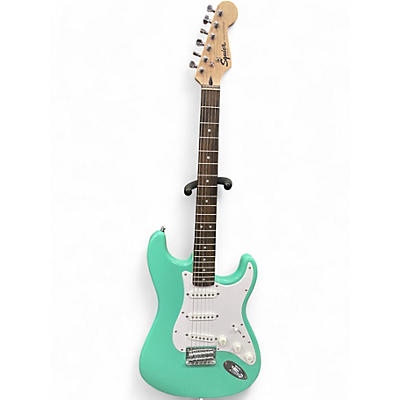 Used Squier Bullet Stratocaster Seafoam Green Solid Body Electric Guitar