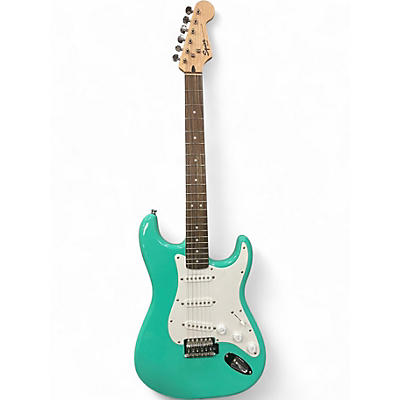 Used Squier Bullet Stratocaster Seafoam Green Solid Body Electric Guitar