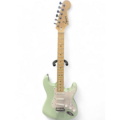Used Squier Bullet Stratocaster Seafoam Green Solid Body Electric Guitar
