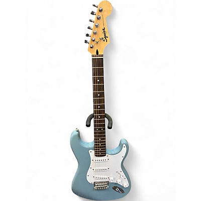 Used Squier Bullet Stratocaster Sonic Blue Solid Body Electric Guitar