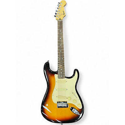 Used Squier Bullet Stratocaster Sunburst Solid Body Electric Guitar