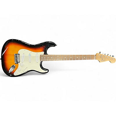 Used Squier Bullet Stratocaster Sunburst Solid Body Electric Guitar