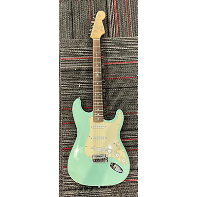 Used Squier Bullet Stratocaster Surf Green Solid Body Electric Guitar