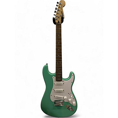 Squier Used Squier Bullet Stratocaster Surf Green Solid Body Electric Guitar