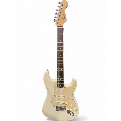 Used Squier Bullet Stratocaster VANILLA Solid Body Electric Guitar