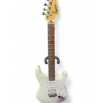 Used Squier Bullet Stratocaster White Solid Body Electric Guitar