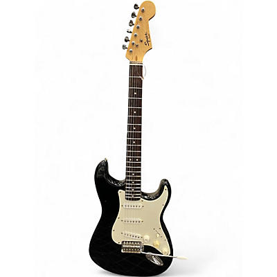 Used Squier Bullet Stratocaster With Tremolo Black Solid Body Electric Guitar