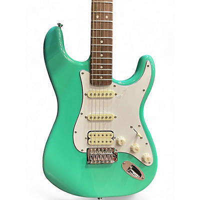 Used Squier Bullet Stratocaster With Tremolo Surf Green Solid Body Electric Guitar