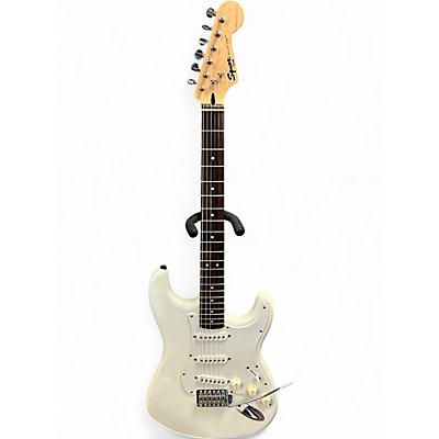 Used Squier Bullet Stratocaster With Tremolo White Solid Body Electric Guitar