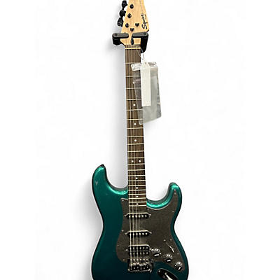 Used Squier Bullet Stratocaster green Solid Body Electric Guitar