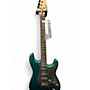 Used Squier Bullet Stratocaster green Solid Body Electric Guitar green